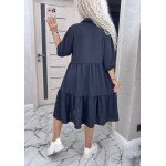 Сукня вільного крою з крепу