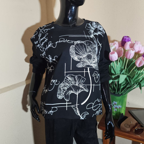 Лонгслів з принтом