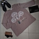 Лонгслів з принтом