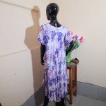 Сукня А-силуету зі штапелю