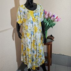 Сукня А-силуету зі штапелю