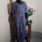 Сукня А-силуету зі штапелю