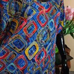 Сукня А-силуету зі штапелю