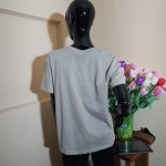 Футболка однотонна з принтом