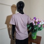 Футболка однотонна з принтом